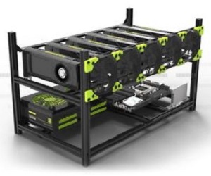 Rig Veddha V3C Clásico de Aluminio 6 GPU Rig Veddha V3C Clásico de Aluminio 6 GPU