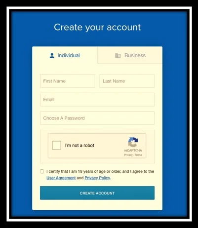 Crear cuenta en Coinbase